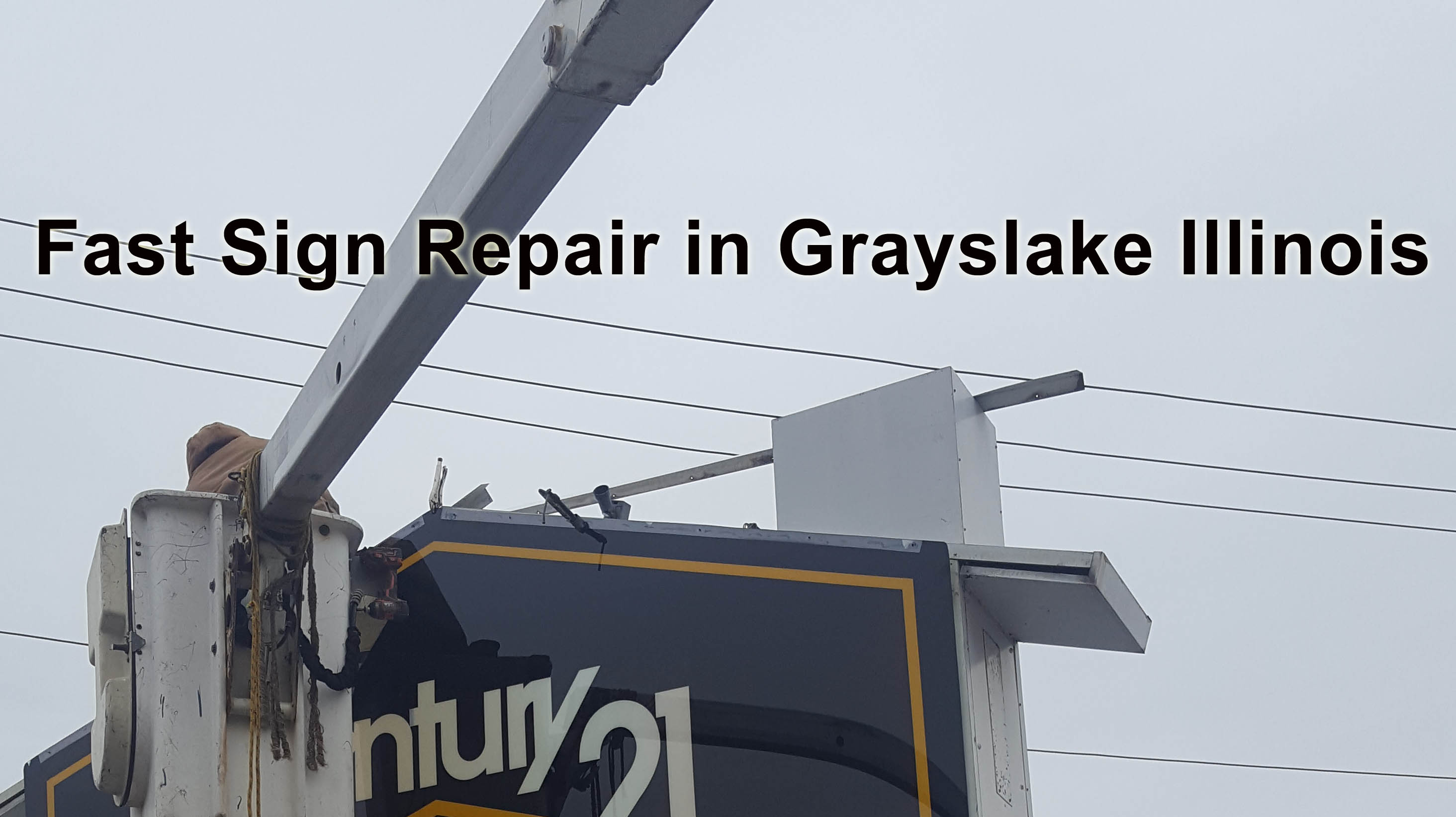 Sign Repair in Grayslake