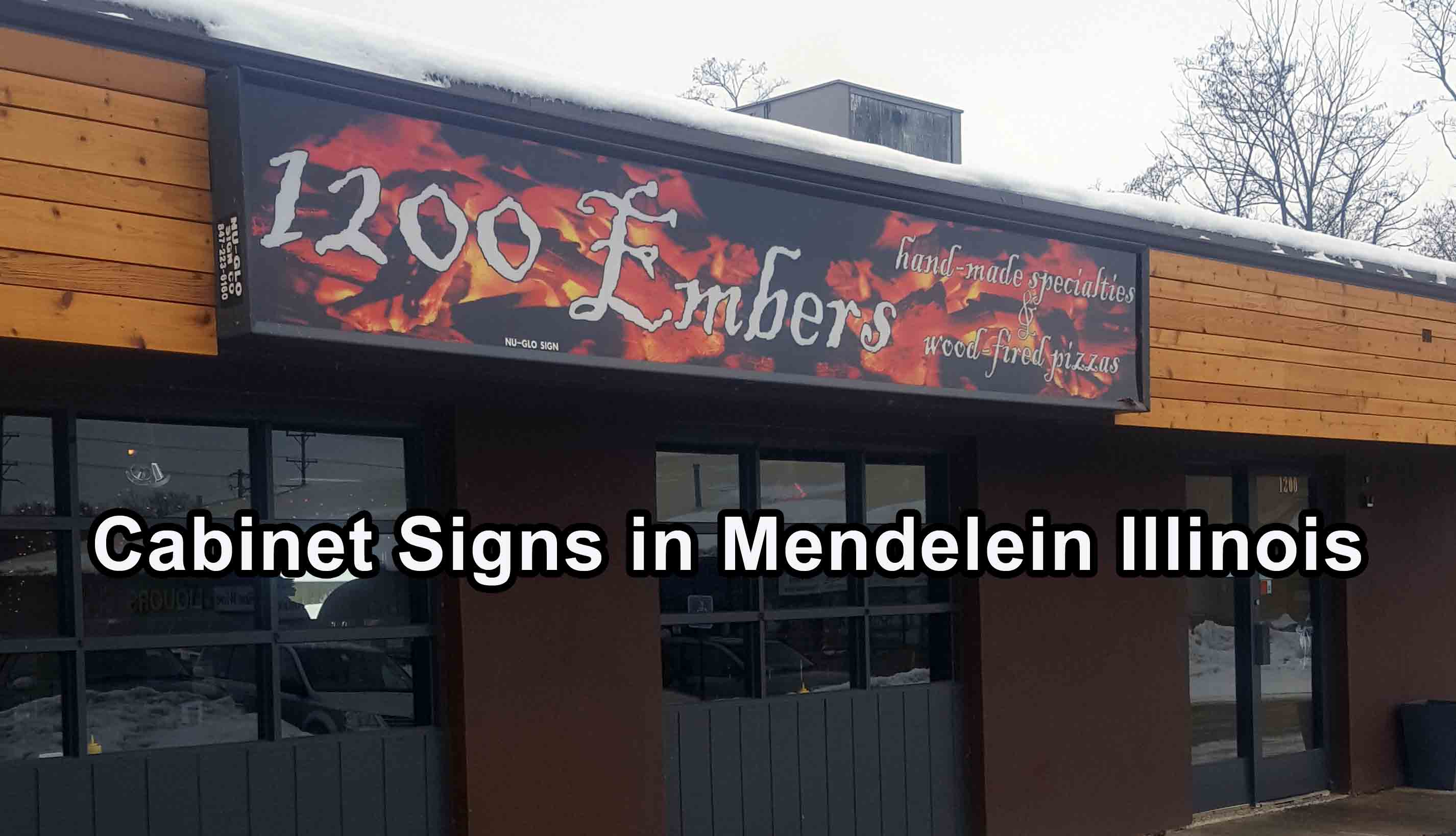 Cabinet Signs in Mundelein Illinois
