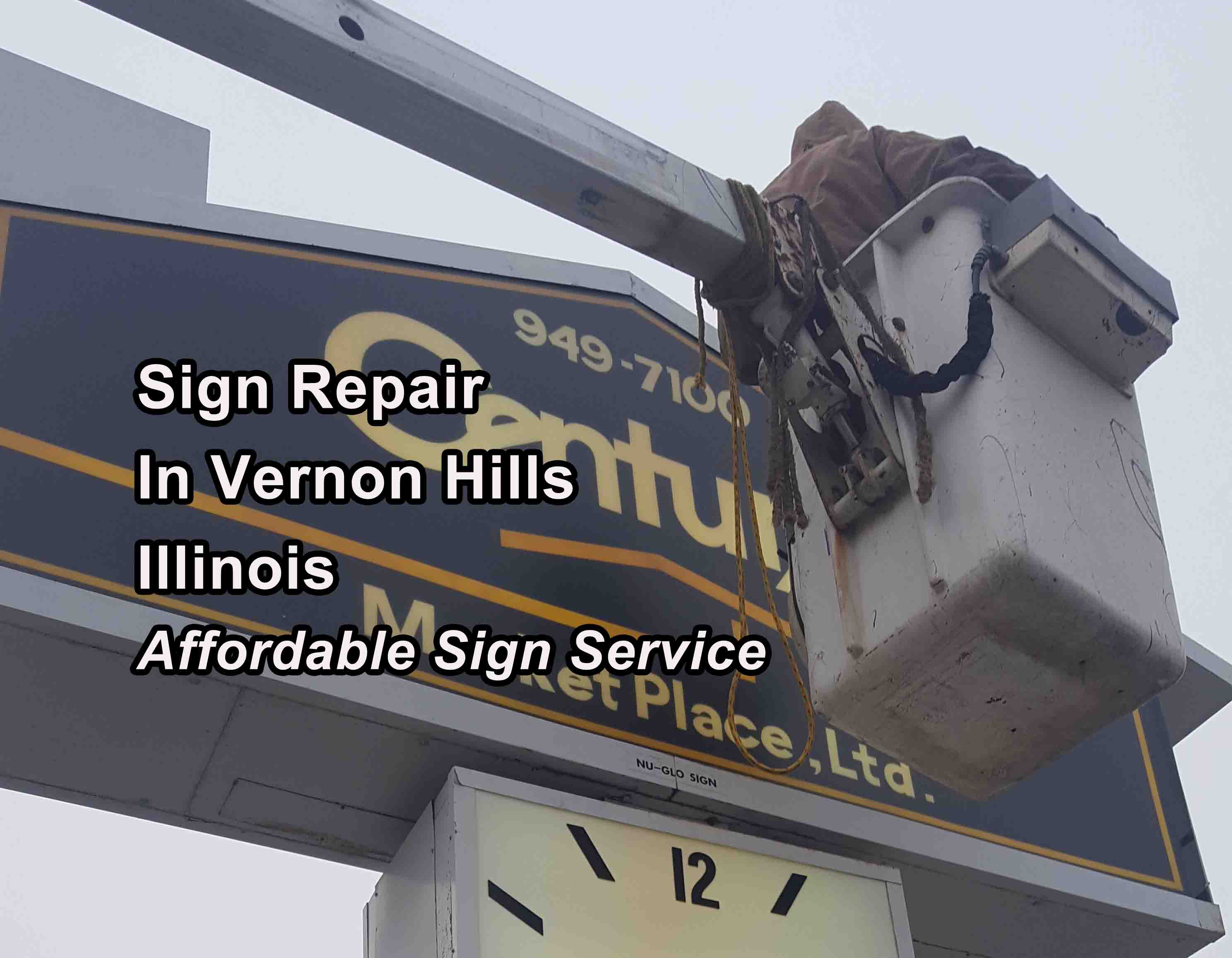 Sign Repair in Vernon Hills IL