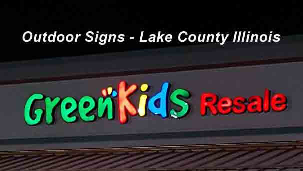 Outdoor Signs - Lake County Illinois