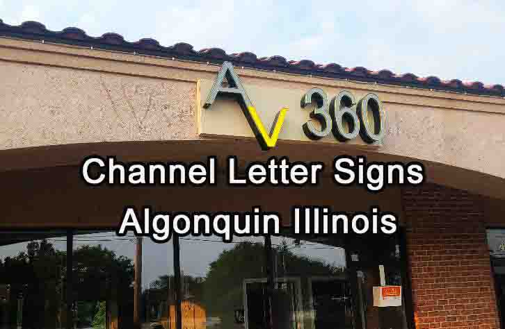 Channel Letter Signs - Algonquin