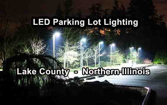 Parking Lot Lighting - Lake County Illinois - Buildings - Walkways