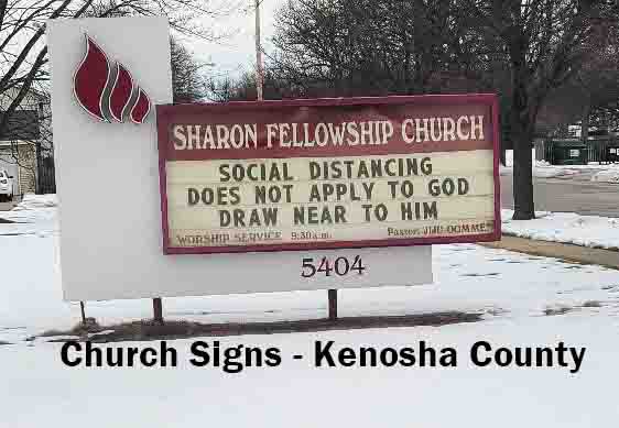 Church Signs - Kenosha County 2021