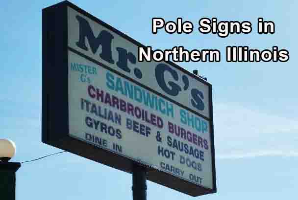 Pole Signs in Northern Illinois - Nu Glo Sign