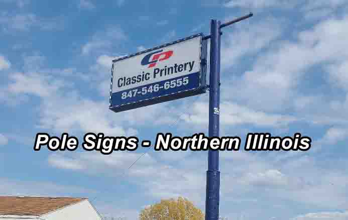 pole signs - Northern Illinois