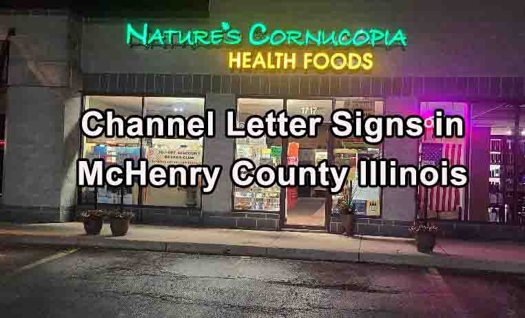 Channel Letter Signs in McHenry County Illinois