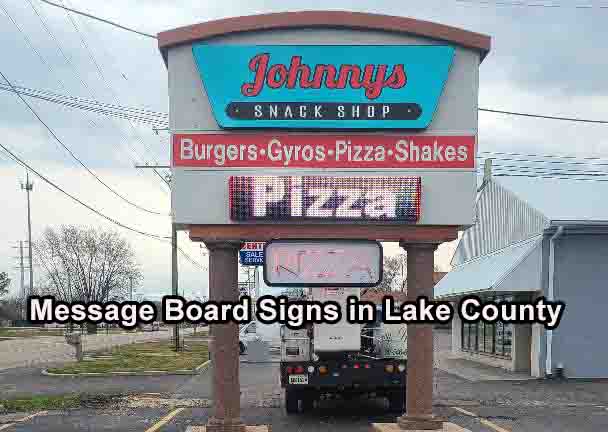 LED Moving Message Signs in Lake County Illinois