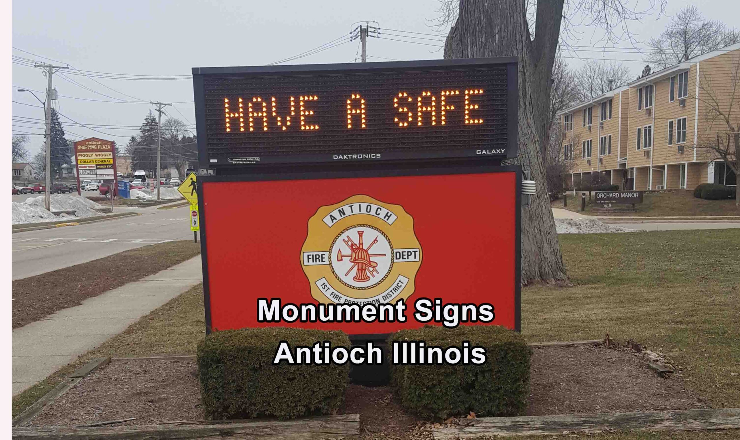 Monument Signs in Antioch Illinois - Reader Board 2