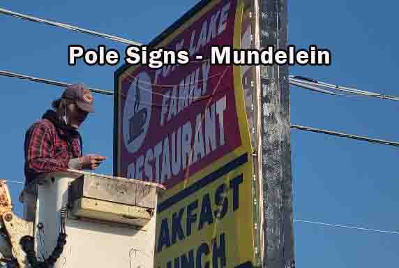 Pole Signs - Mundelein