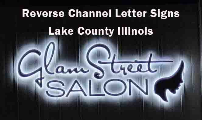 reverse channel letters - lake county IL